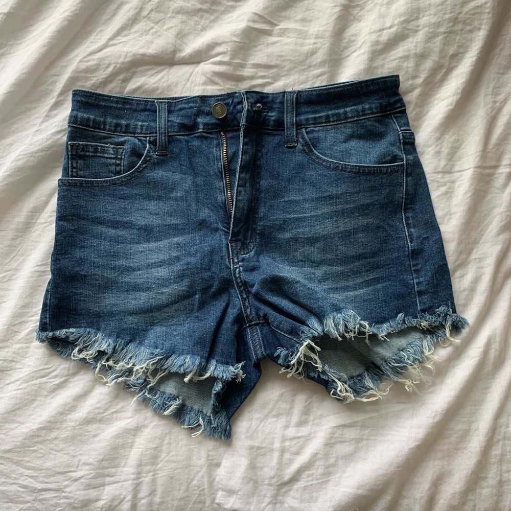 Fashion Nova High Rise Denim Shorts